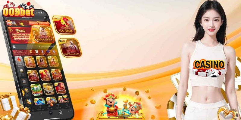 App mobile 009BET với nhiều tính năng cuốn hút